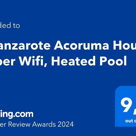 Eslanzarote Acoruma House, Super Wifi, Heated Pool Güime المظهر الخارجي الصورة